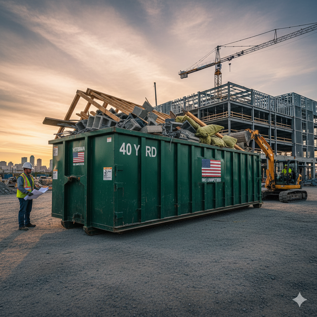 40 Yard Dumpster Rental Project In Tyler Texas